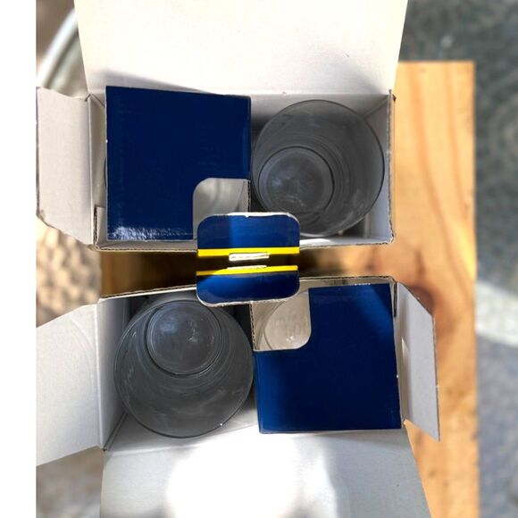 NWT VTG Polo Ralph Lauren Crystal Etch Polo Player Highball Glasses SZ 14OZ RARE - Picture 7 of 13